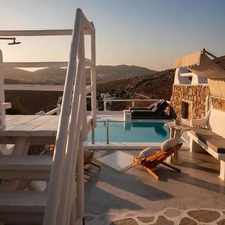 ヴィラ Panormos Retreat With Pool *